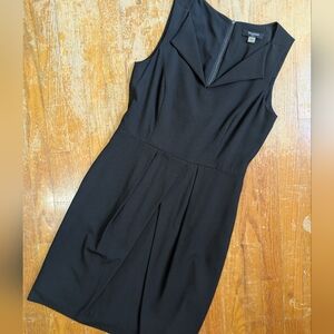 Tahari ASL Black Sleeveless Dress